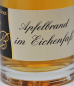Preview: Etikett Apfelbrand im Eichenfass - Manufaktur Broch