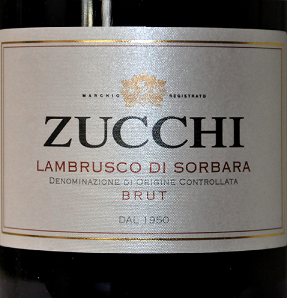 Etikett Lambrusco di Sorbara 2016 - Zucchi